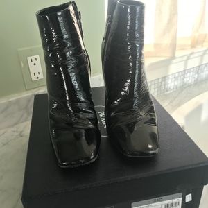 PRADA Patent Boots
